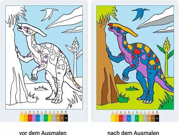 Malen nach Zahlen - CreArt - Dinosaurier - Ravensburger