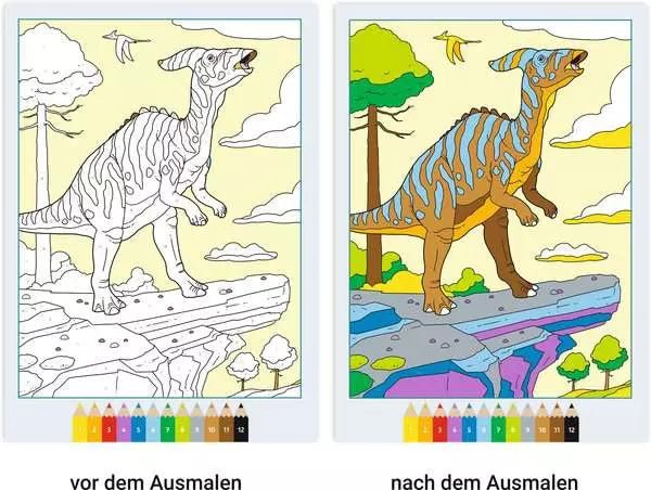 Malen nach Zahlen - CreArt - Dinosaurier - Ravensburger