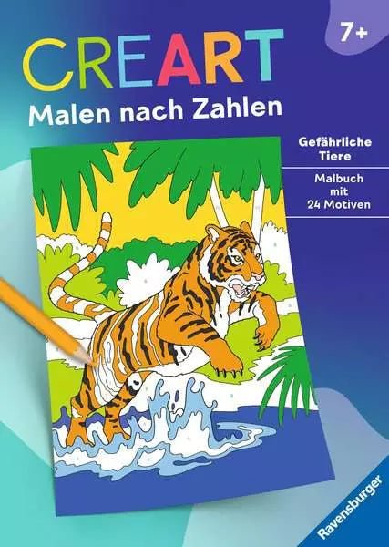 Malen nach Zahlen - CreArt - Gefährliche Tiere - Ravensburger