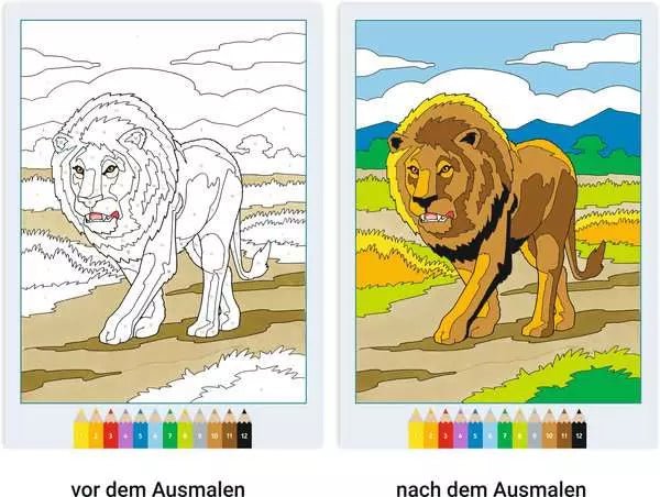 Malen nach Zahlen - CreArt - Gefährliche Tiere - Ravensburger