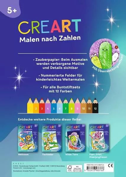 Malen nach Zahlen - CreArt - Kawaii, Süße Freunde - Ravensburger