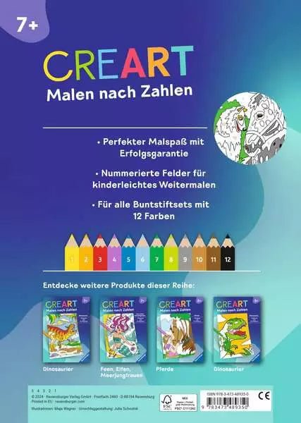 Malen nach Zahlen - CreArt - Pferde - Ravensburger