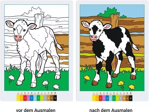 Malen nach Zahlen - CreArt - Tierkinder - Ravensburger