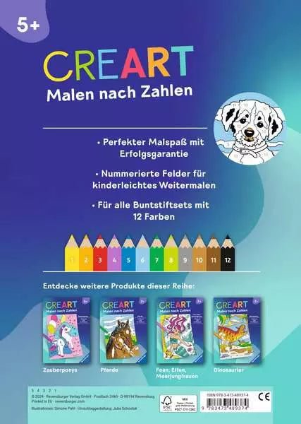 Malen nach Zahlen - CreArt - Tierkinder - Ravensburger