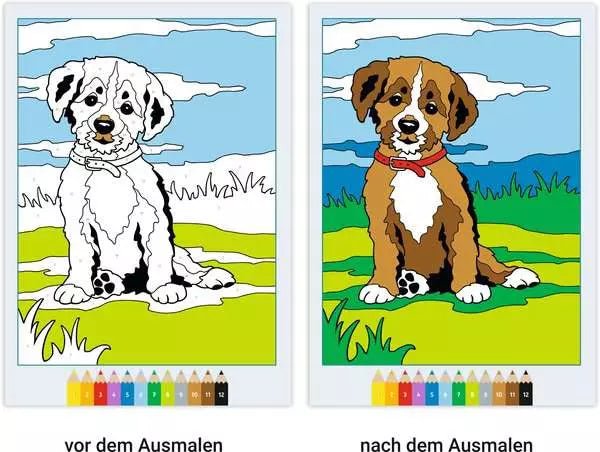 Malen nach Zahlen - CreArt - Tierkinder - Ravensburger