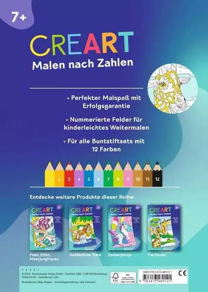 Malen nach Zahlen - CreArt - Wilde Tiere - Ravensburger