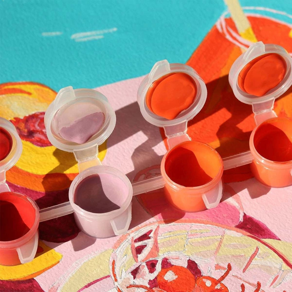 Sommer Träumerei Malset mit biobasierten Farben
