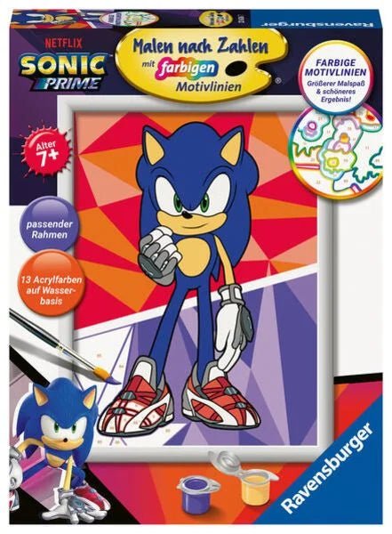 Malen nach Zahlen - Sonic: New Yoke City - Ravensburger