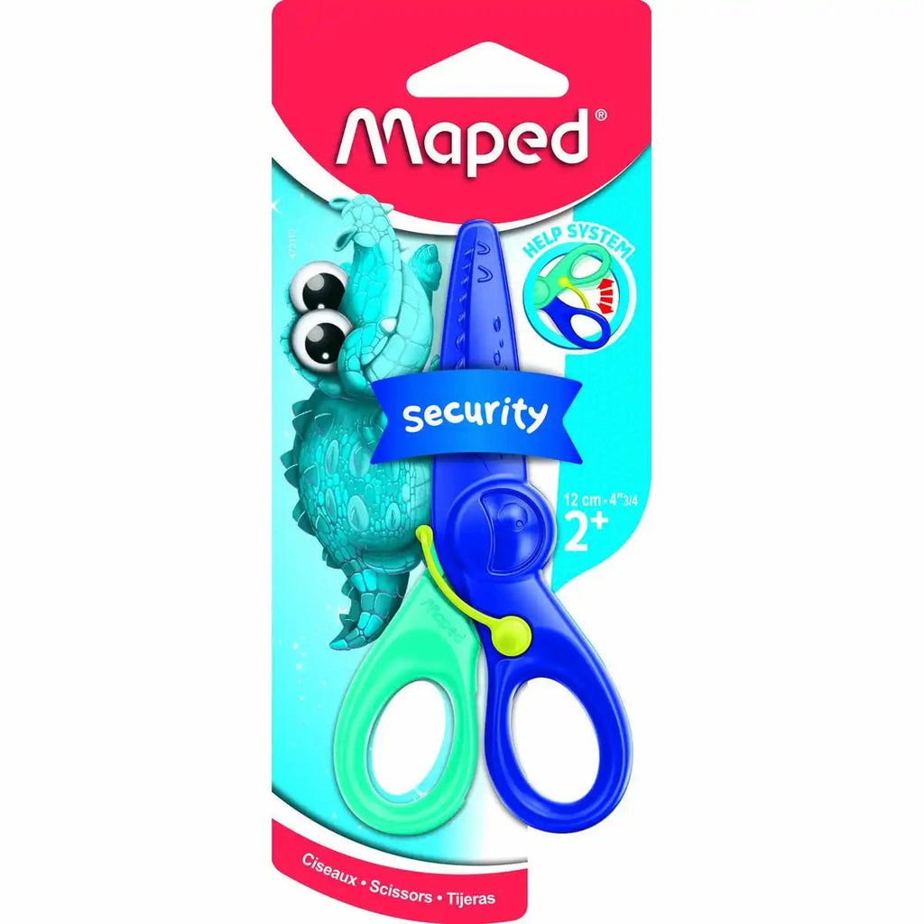 Maped Kinderschere Kidipulse 12 cm blau­türkis sicher ab 6 Jahren