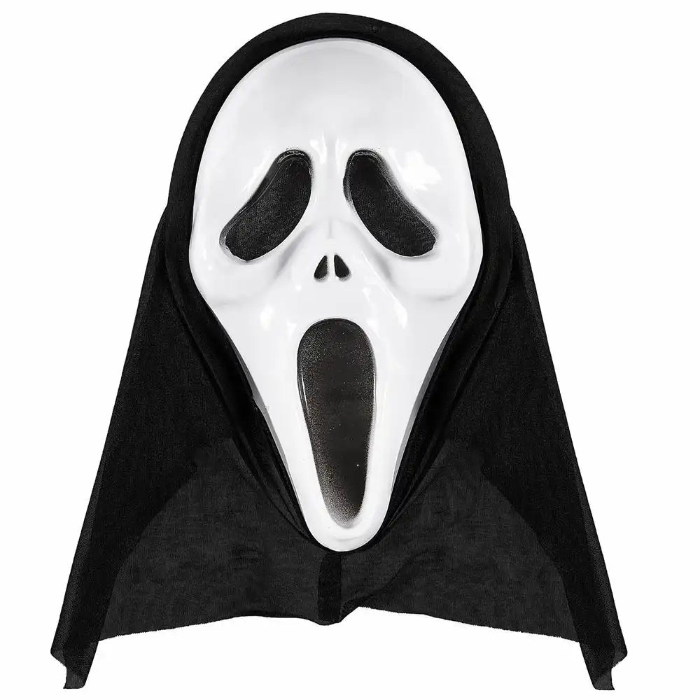 Widmann Maske Screaming Ghost mit Kapuze Halloween
