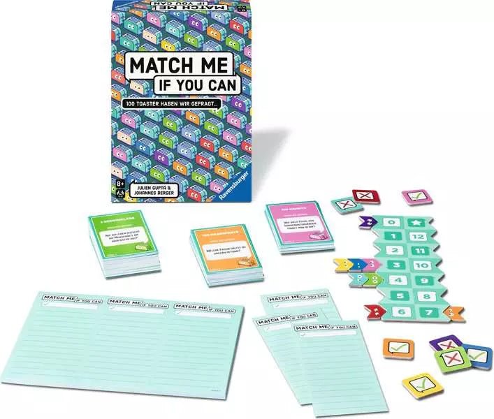 Kommunikationsspiel Match Me für bis zu 8 Personen
