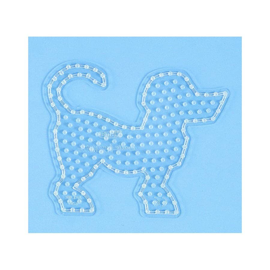 Maxi Stiftplatte Bügelperlen - transparent Hund - Hama