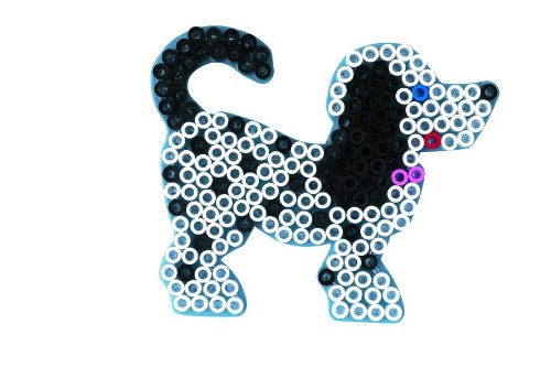 Maxi Stiftplatte Bügelperlen - transparent Hund - Hama