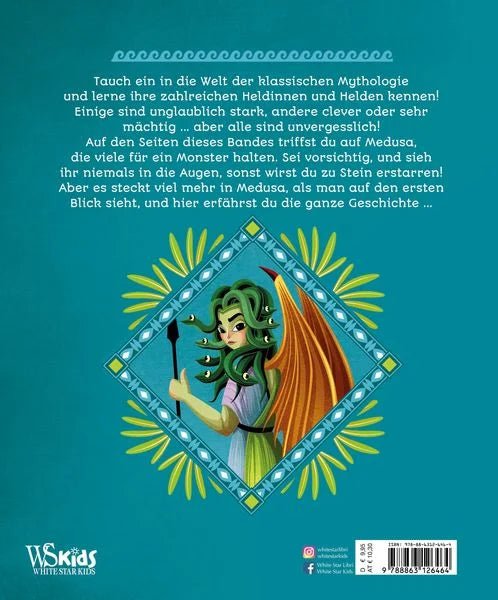 Medusa Kinderbuch Hardcover mit farbigen Illustrationen