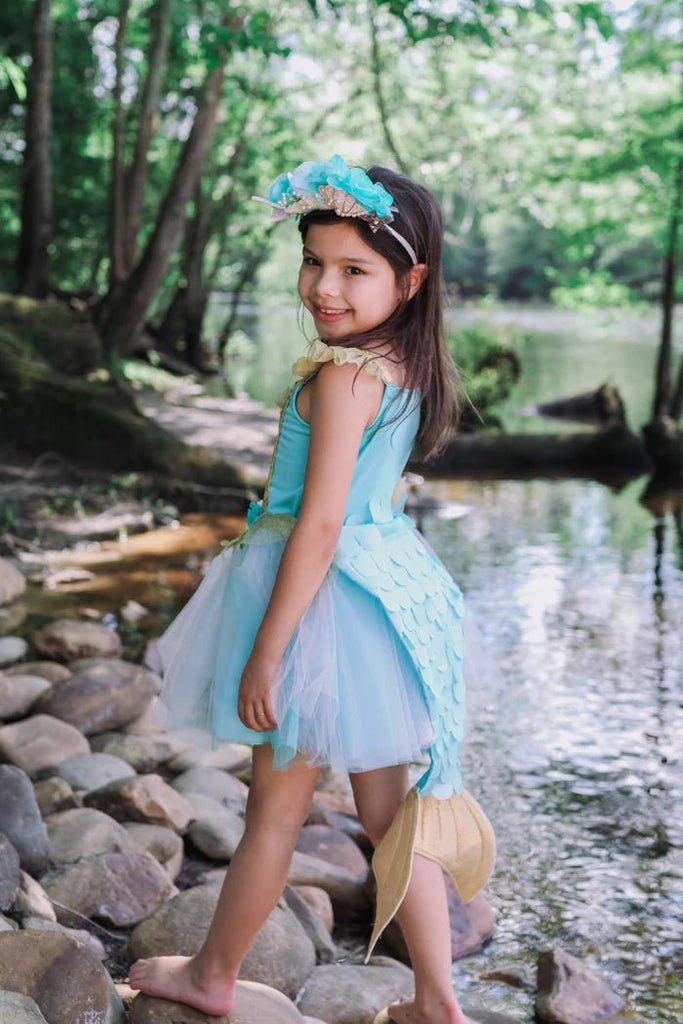 Mermalicious Tutu Dress Meerjungfrauenkostüm Kinder 5–6 Jahre