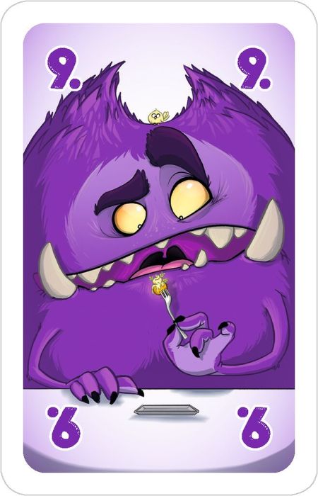 Taktisches Monster-Kartenspiel mit Mampfattacken