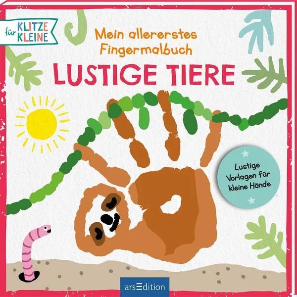 Mein allererstes Fingermalbuch – Lustige Tiere - Ars Edition