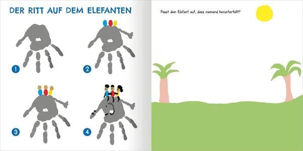 Mein allererstes Fingermalbuch – Lustige Tiere - Ars Edition