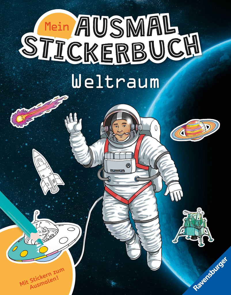 Mein Ausmal - Stickerbuch - Weltraum - Ravensburger