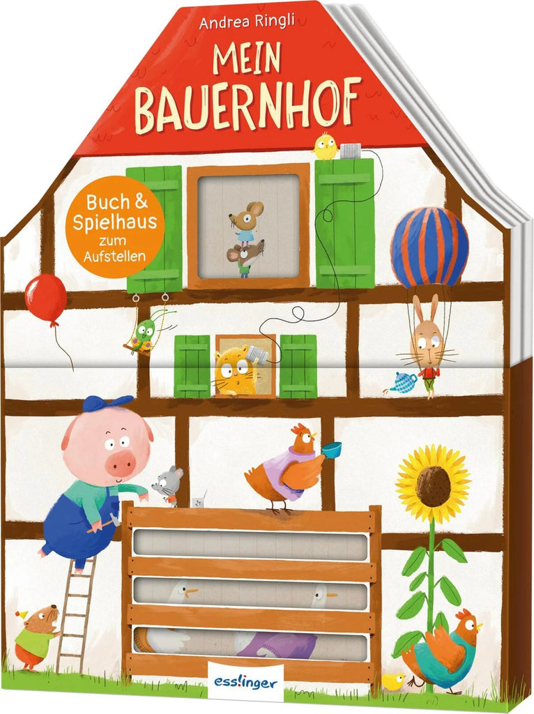 Buch und Spielhaus Mein Bauernhof für Kinder ab 3 Jahren
