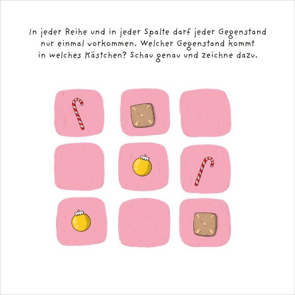 Weihnachtsrätselbuch – Beschäftigung für Kindergartenkinder
