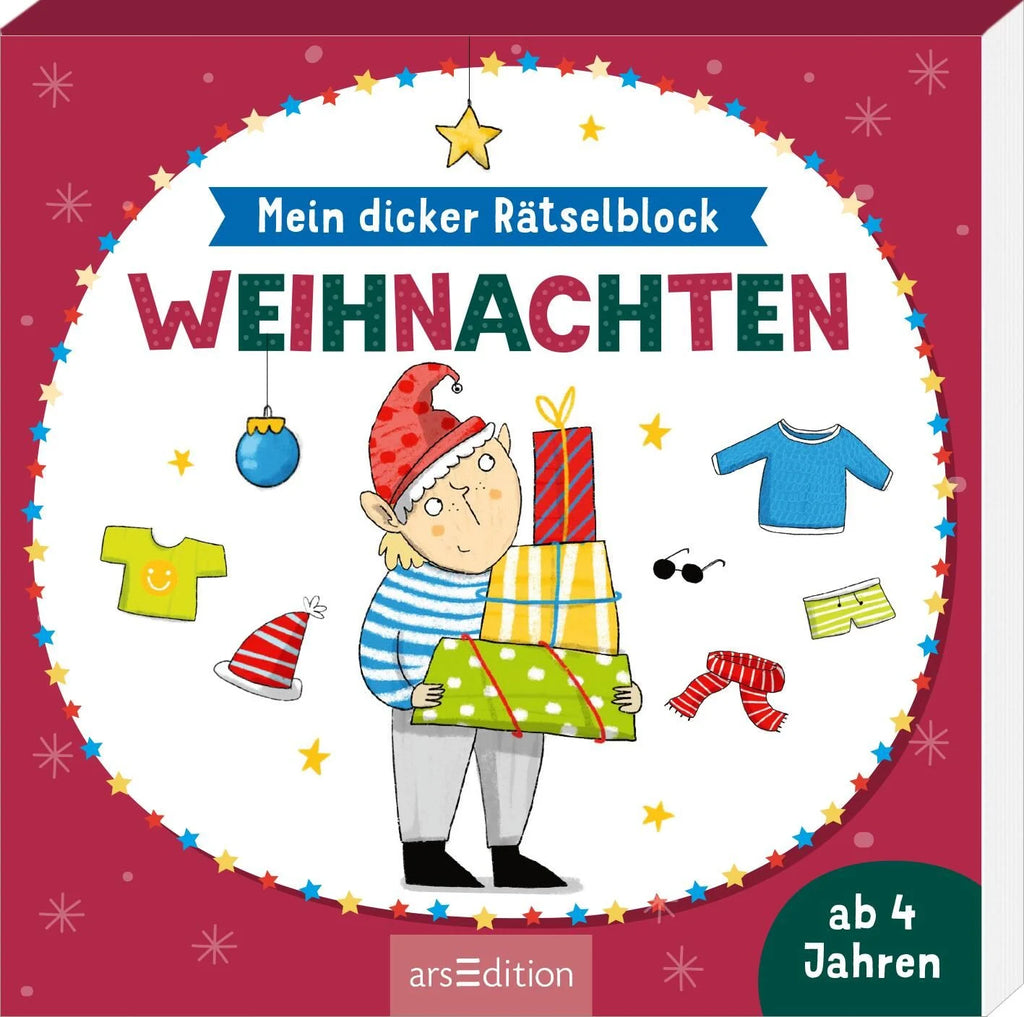 Mein dicker Rätselblock Weihnachten – Rätselspaß ab 4 Jahren

