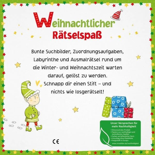 Mein dicker Rätselblock Weihnachten - Ars Edition