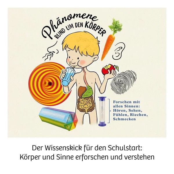 Kosmos Mein erster Experimentierkasten – Körper & Sinne: Lernspiel für Kinder ab 5 Jahren mit spannenden Experimenten zu Gleichgewicht & Wahrnehmung