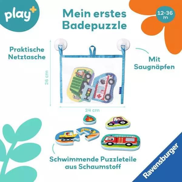 Fahrzeugpuzzle von Ravensburger fürs Bad
