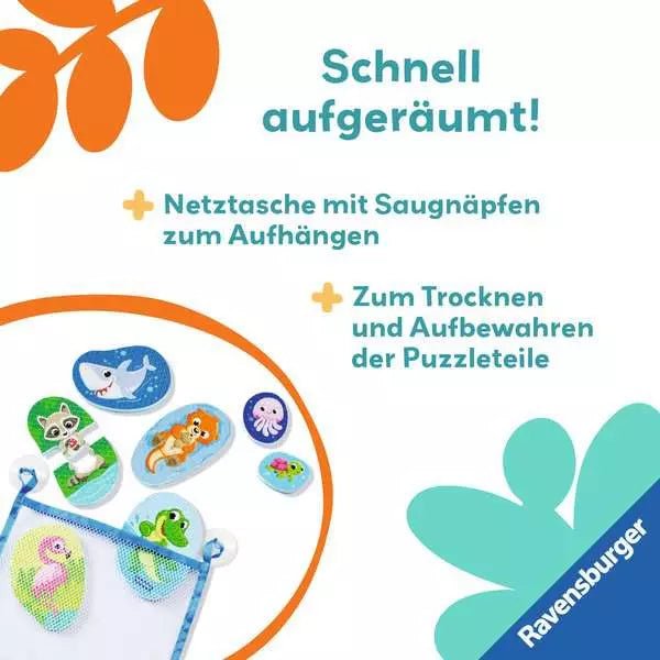 Badewannenpuzzle Tiere – Babyspielzeug ab 1 Jahr