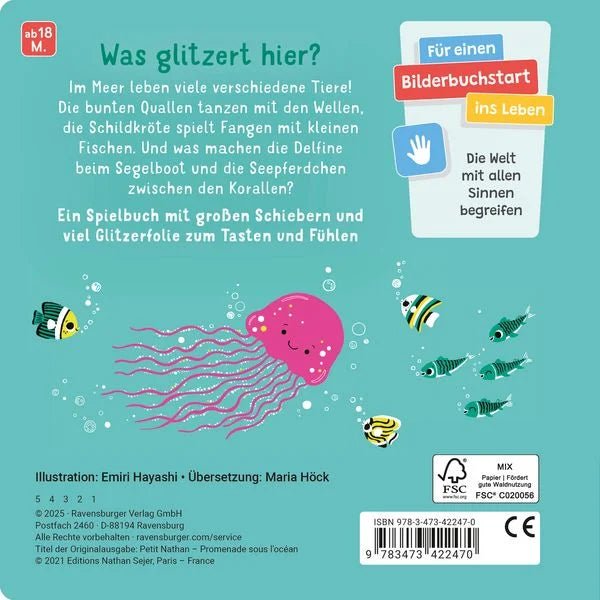 Ravensburger Glitzerbuch Meer Spielbuch ab 18 Monate
