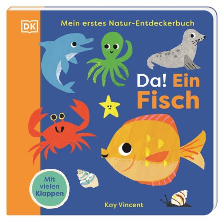 Klappenbuch über Meerestiere für Kinder ab 18 Monaten