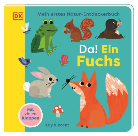 Pappbilderbuch über Waldtiere für Kinder ab 18 Monaten