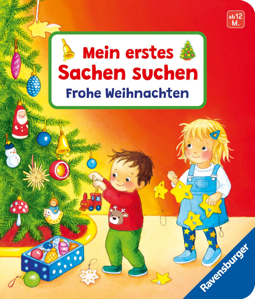 Mein erstes Sachen suchen Frohe Weihnachten Bilderbuch ab 12 Monaten

