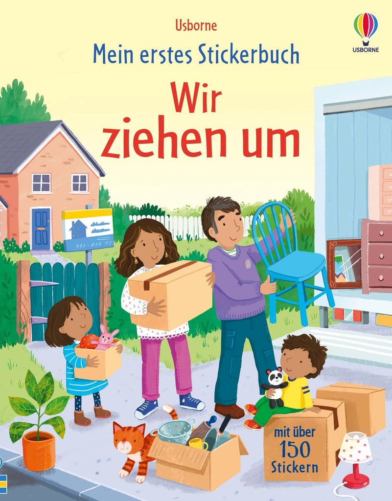 Mein erstes Stickerbuch Wir ziehen um mit über 150 Stickern
