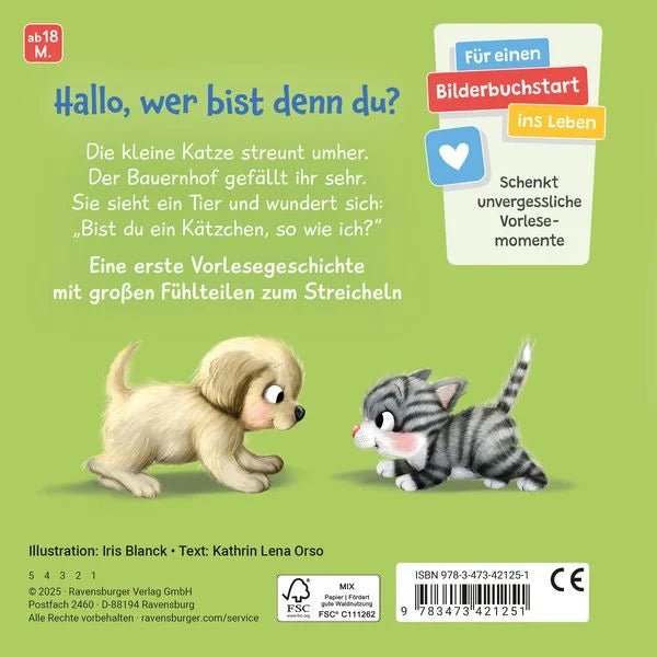 Ravensburger Vorlese-Fühlbuch Katze ab 18 Monaten
