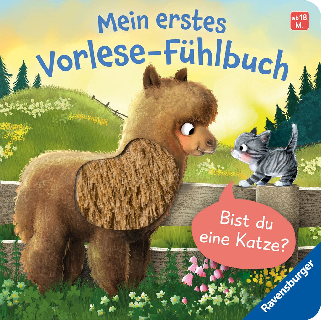 Mein erstes Vorlese-Fühlbuch Bist du eine Katze Ravensburger
