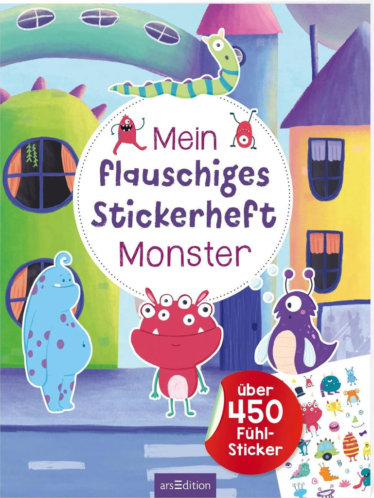 Mein flauschiges Stickerheft Monster – Stickerbuch ab 4 Jahren
