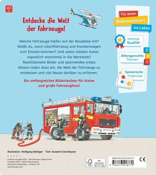 Mein großes Bilderlexikon: Alles über Fahrzeuge - Ravensburger