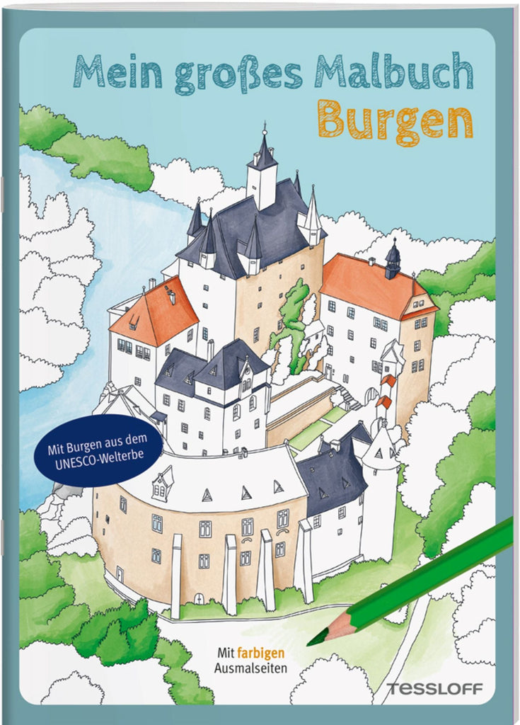 Mein großes Malbuch - Burgen - Tessloff