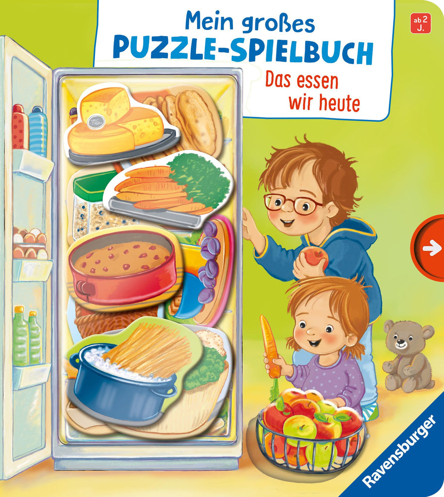 Mein großes Puzzle - Spielbuch: Das essen wir heute - Ravensburger