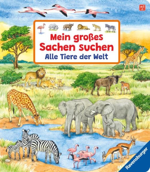 Mein großes Sachen suchen: Alle Tiere der Welt - Ravensburger