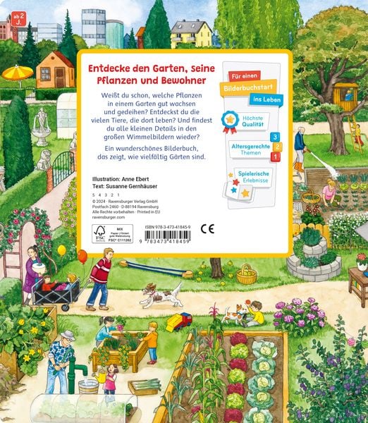 Mein großes Sachen suchen: Bei uns im Garten - Ravensburger