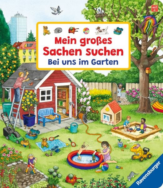 Mein großes Sachen suchen: Bei uns im Garten - Ravensburger