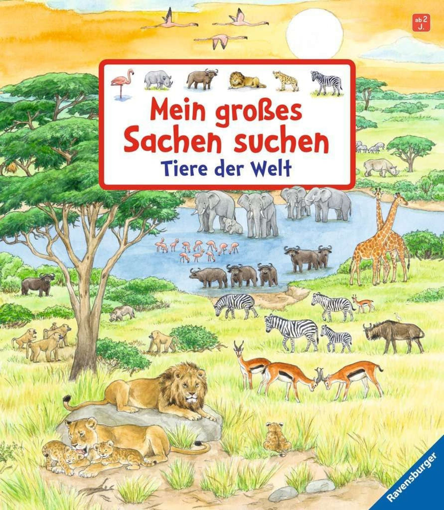 Mein großes Sachen suchen: Tiere der Welt - Ravensburger