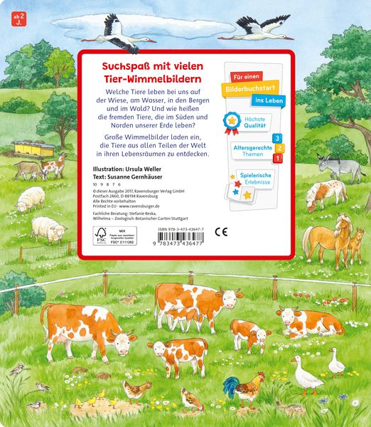 Mein großes Sachen suchen: Tiere der Welt - Ravensburger