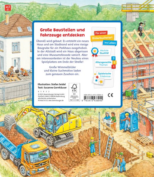 Mein großes Sachen suchen Viele, viele Baustellen - Ravensburger