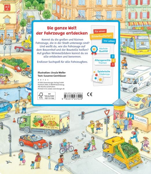 Mein großes Sachen suchen: Viele, viele Fahrzeuge - Ravensburger