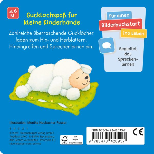 Ravensburger Gucklochbuch Gute Nacht feinmotorisch fördern