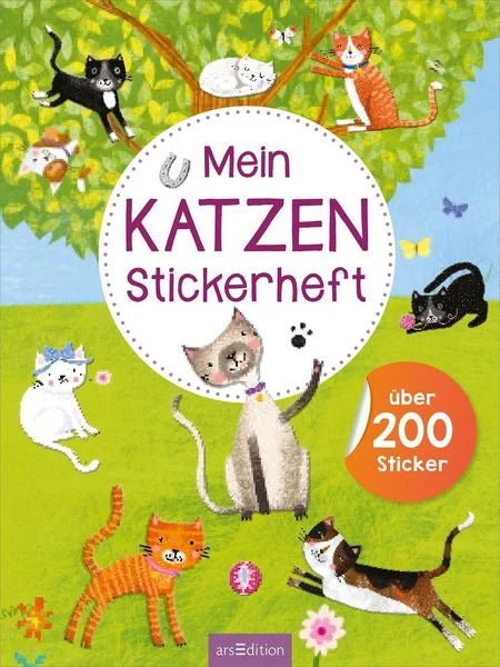 Mein Katzen-Stickerheft – über 200 Sticker mit Katzenszenen